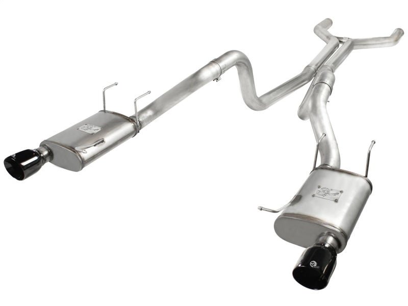 aFe MACHForce XP Cat - Back Exhaust 3in SS w/ Black Tips 11 - 14 Ford Mustang GT V8 5.0L - My Store