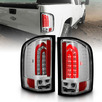 compare product ANZO 2007-2013 Chevrolet Silverado 1500 LED Taillights Chrome