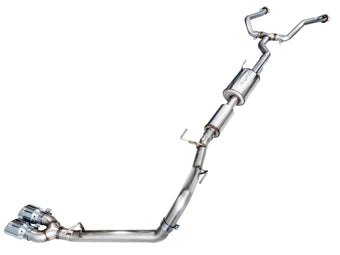 compare product AWE Tuning 0FG Exhaust for 3rd Gen Toyota Tundra - Dual Chrome Silver Tips