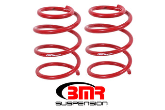 compare product BMR 05-14 S197 Mustang GT Front Handling Version Lowering Springs - Red
