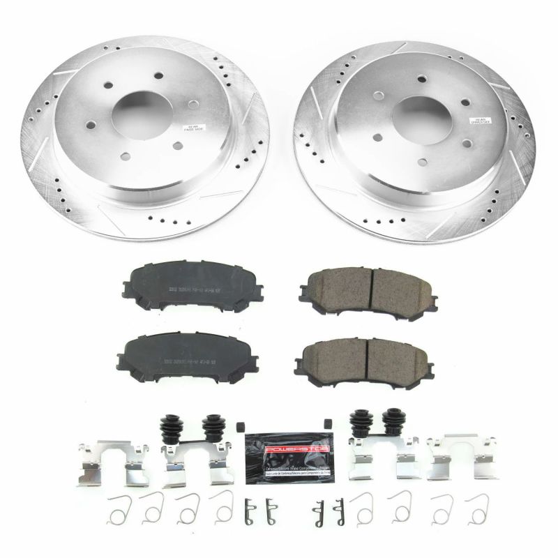 Power Stop 17 - 18 Nissan Titan Rear Z23 Evolution Sport Brake Kit - My Store