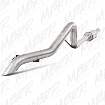 compare product MBRP 2007-2009 Jeep Wrangler (JK) 3.8L V6 4 dr Off-Road Tail Pipe Muffler before Axle
