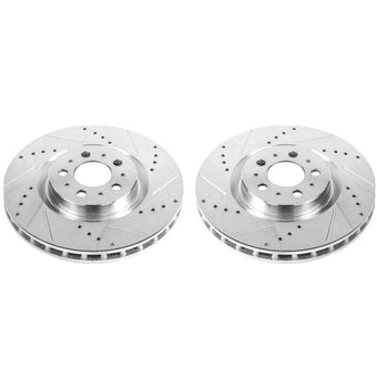 compare product Power Stop 04-07 Volvo S60 Front Evolution Drilled & Slotted Rotors - Pair