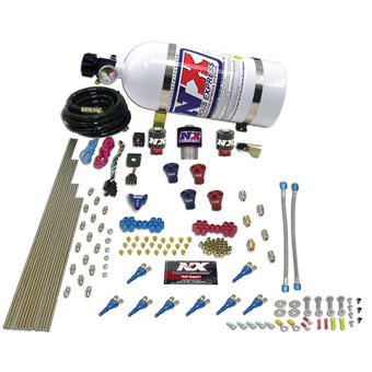 compare product Nitrous Express Pro-Shk/Gas 2 Fuel 1 Supershark Solenoid Nitrous Kit (200-600HP) w/10lb Bottle