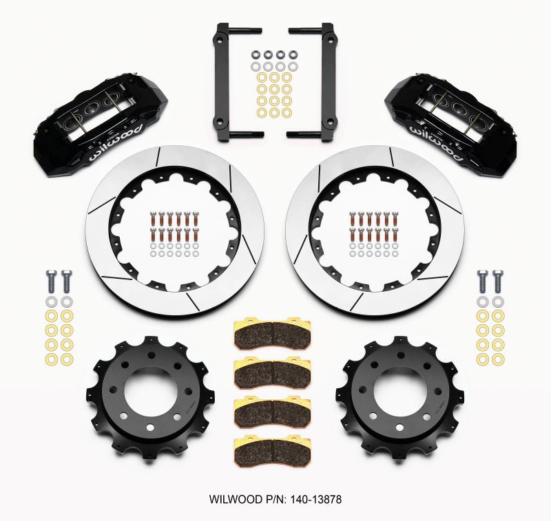 Wilwood TX6R Rear Kit 16.00in Black 1999 - 2010 GM H2 / 2500 4.63 Cntr - My Store
