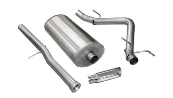 compare product Corsa 2011-2013 Chevrolet Silverado Crew Cab/Short Bed 1500 6.2L V8 Polished Sport Cat-Back Exhaust
