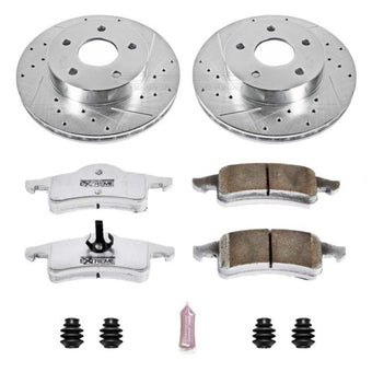 compare product Power Stop 99-04 Jeep Grand Cherokee Rear Z26 Street Warrior Brake Kit