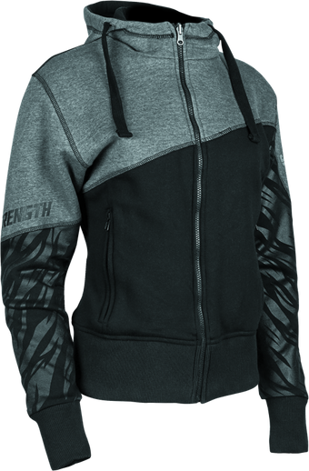 compare product Speed and Strength Cat Outa Hell Hoody Grey/Black Womens - Large