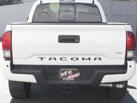 aFe MACH Force - Xp 2 - 1/2in 304 SS Cat - Back Exhaust w/Black Tips 2016+ Toyota Tacoma L4 - 2.7L / V6 - 3.5L - My Store