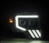 AlphaRex 09 - 14 Ford F - 150 PRO - Series Projector Headlights Plank Style Black w/Activ Light/Seq Signal - My Store