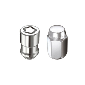 compare product McGard 4 Lug Hex Install Kit w/Locks (Cone Seat Nut) M12X1.5 / 13/16 Hex / 1.5in. Length - Chrome