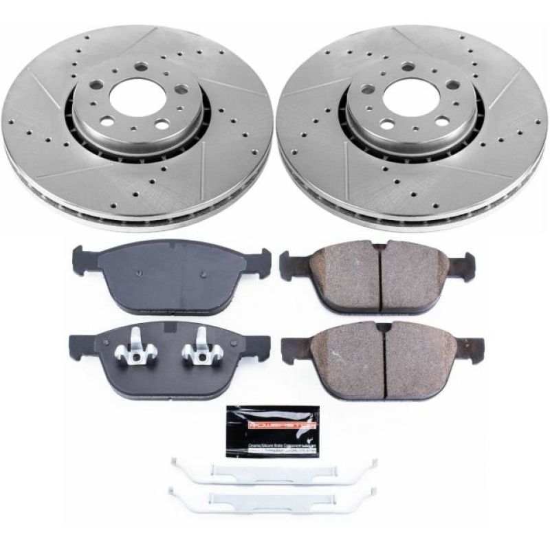 Power Stop 03 - 14 Volvo XC90 Front Z23 Evolution Sport Brake Kit - My Store