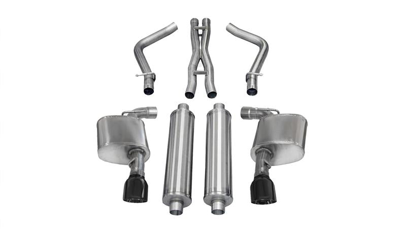 Corsa 2012 - 2014 Dodge Charger SRT - 8 6.4L V8 Black Xtreme Cat - Back Exhaust - My Store