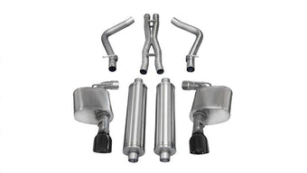 compare product Corsa 2012-2014 Dodge Charger SRT-8 6.4L V8 Black Xtreme Cat-Back Exhaust