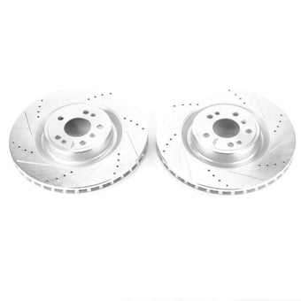 compare product Power Stop 13-16 Mercedes-Benz GL350 Front Evolution Drilled & Slotted Rotors - Pair