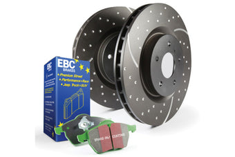 compare product EBC S3 Kits Greenstuff Pads and GD Rotors