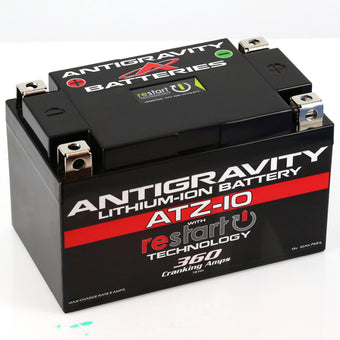 compare product Antigravity YTZ10 Lithium Battery w/Re-Start