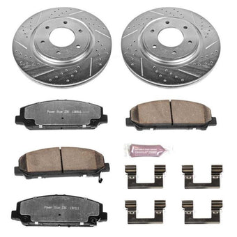 compare product Power Stop 08-10 Infiniti QX56 Front Z36 Truck & Tow Brake Kit
