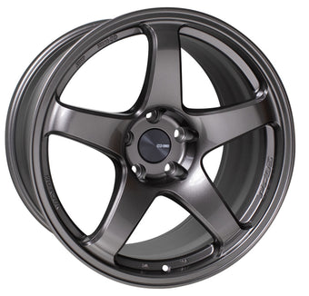 compare product Enkei PF05 17x8 5x114.3 35mm Offset 75mm Bore Dark Silver Wheel