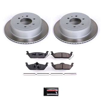 compare product Power Stop 06-08 Lincoln Mark LT Rear Semi-Coated Rotor Kit