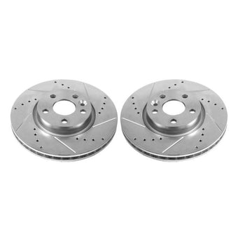 compare product Power Stop 12-15 Land Rover Range Rover Evoque Front Evolution Drilled & Slotted Rotors - Pair
