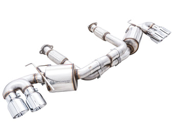 compare product AWE Tuning 2020 Chevrolet Corvette (C8) Touring Edition Exhaust - Quad Chrome Silver Tips