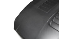 Anderson Composites 15 - 19 Ford Mustang Shelby GT350 Type - CR Double Sided Carbon Fiber Hood - My Store