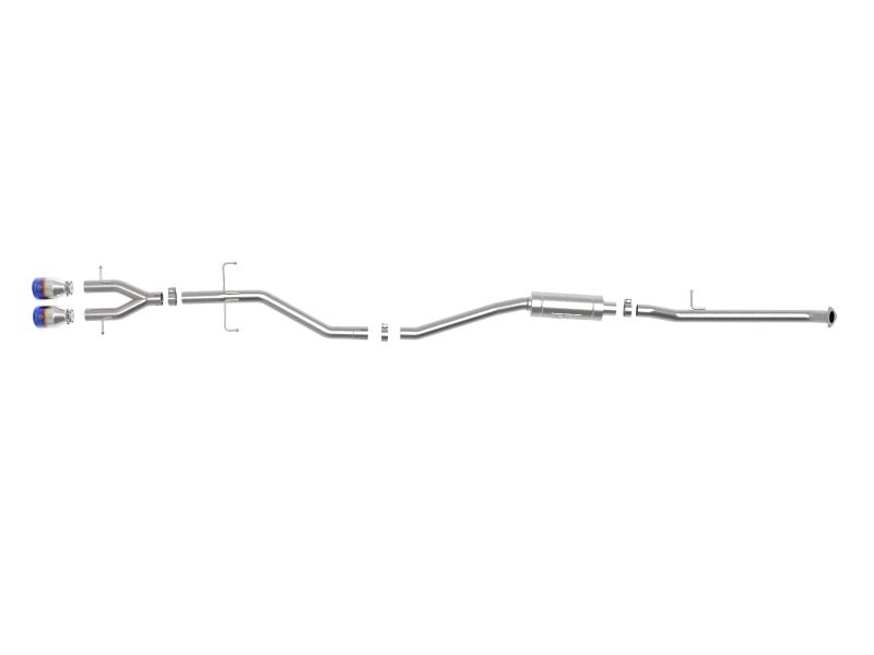 aFe Takeda 2.5in 304SS Cat - Back Exhaust System 17 - 20 Honda Civic SI Coupe L4 - 1.5L (t) - BL Flame Tip - My Store