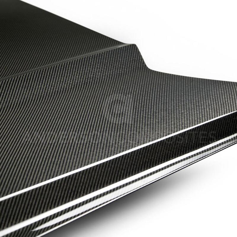 Anderson Composites 2015 - 2017 Ford Mustang Double Sided Carbon Fiber Type - OE Style Hood - My Store
