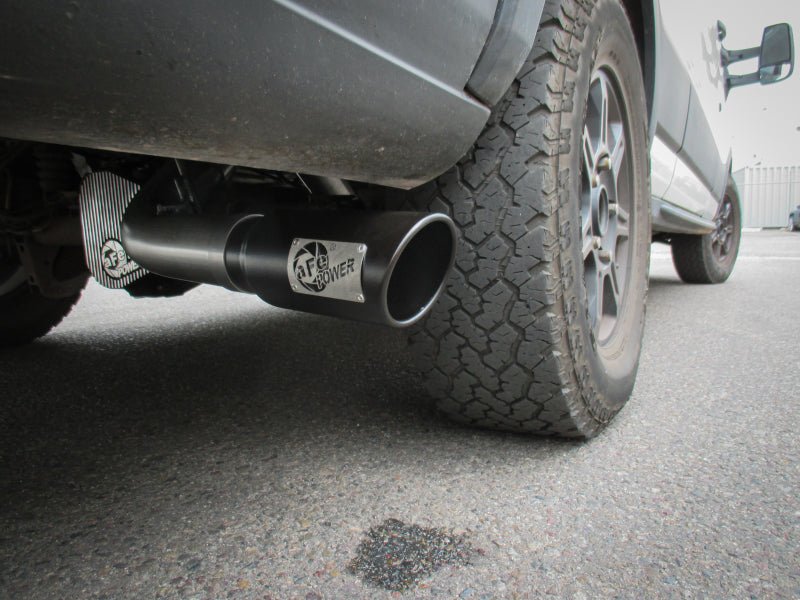 aFe Vulcan Series 3.5in 409 SS Cat - Back Exhaust 13 - 19 Ford Transit V6 3.5L (TT) w/ Black Tips - My Store