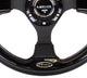 NRG Reinforced Steering Wheel (320mm) Blk w/Gloss Black Trim - My Store