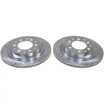 compare product Power Stop 23-24 Toyota Sequoia Rear Drilled & Slotted Rotor - Pair