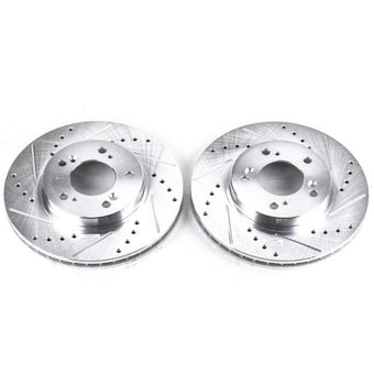 compare product Power Stop 97-98 Acura Integra Front Evolution Drilled & Slotted Rotors - Pair