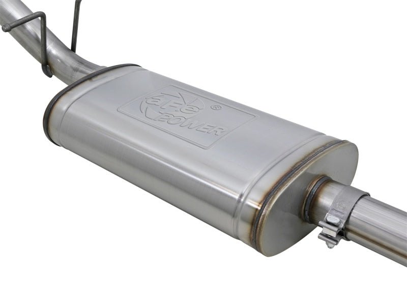 aFe Mach Force - XP Exhaust 3in CB SS 15 - 17 GM Colorado/Canyon 2.5L/3.6L Side Exit w/ Polished Tip - My Store