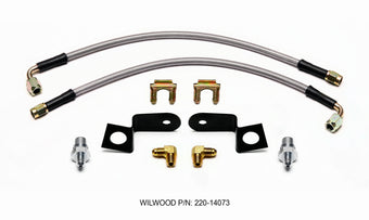 compare product Wilwood Flexline Kit 14in. M10-1.00 90 Deg
