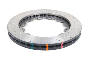 compare product DBA 06-12 Chevrolet Corvette Z06 5000 Series Drilled and Slotted Front Replacement Rotor
