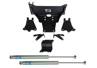compare product Superlift 05-23 F-250/350 4WD Dual Steering Stabilizer Kit w/ Bilstein Shocks - No Lift Required