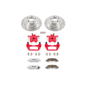 compare product Power Stop 98-03 Subaru Forester Rear Z26 Street Warrior Brake Kit w/Calipers