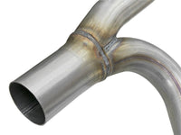 aFe POWER Twisted Steel Y - Pipe w/ Loop Relocation Pipe 12 - 18 Jeep Wrangler (JK) V6 3.6L - My Store