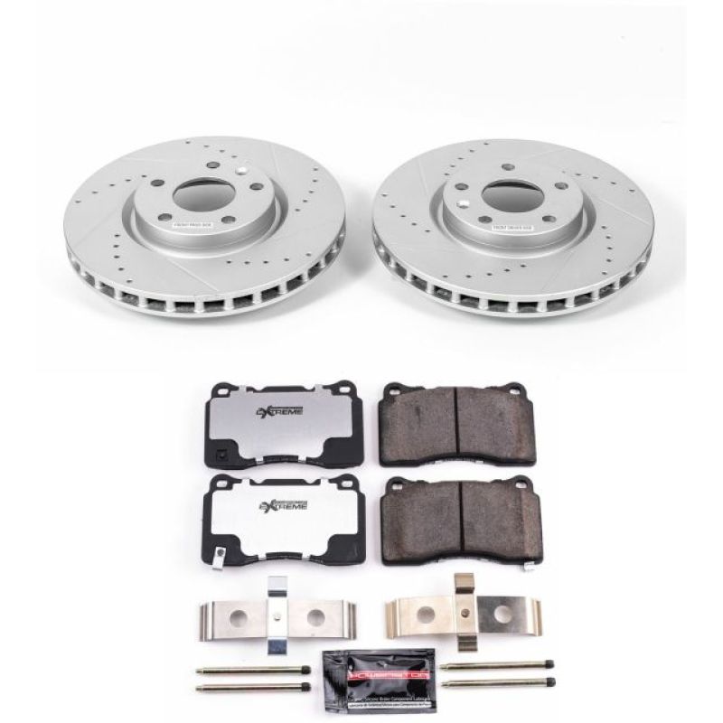Power Stop 2014 Chevrolet Corvette Front Z26 Street Warrior Brake Kit - My Store