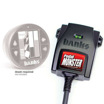 compare product Banks Power Pedal Monster Kit (Stand-Alone) - TE Connectivity MT2 - 6 Way - Use w/iDash 1.8