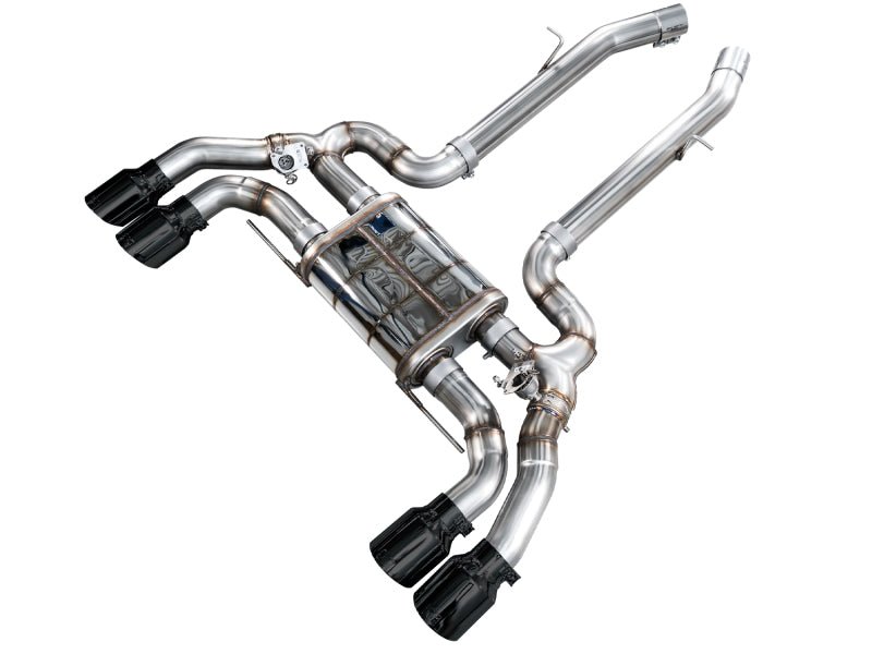 AWE Tuning 20 - 25 BMW X3 M/M Comp (F97) AWD SwitchPath Axle - Back Exhaust - Diamond Black Tips - My Store