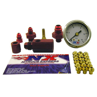 compare product Nitrous Express Master Flo-Check (Checks Flowing Fuel Pressures Gauge Incl)