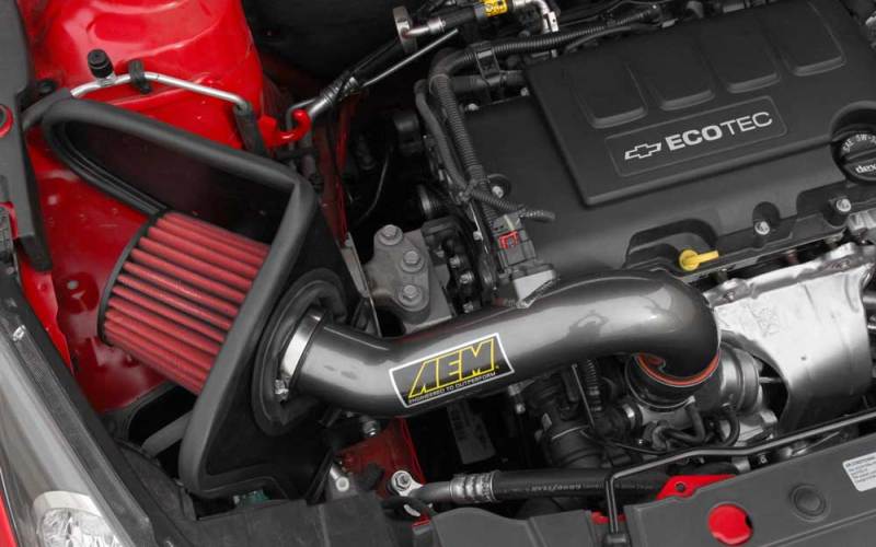 AEM 2011 - 2014 Chevrolet Cruze 1.4L - Cold Air Intake System - Gunmetal Gray - My Store