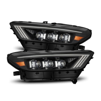 compare product AlphaRex 15-17 Ford Mustang NOVA Series LED Projector Headlights Blk