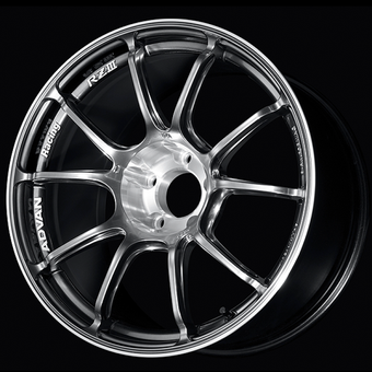 compare product Advan RZIII 18x9.5 / +45 Offset / 5x120 BC / 72.5mm Bore / Hyper Platinum Black & Diamond Cut