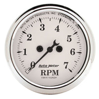 Autometer 2 1/16 inch 7000rpm Old Tyme Tachometer (52.4mm) - My Store