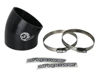 aFe MagnumFORCE Air Intake System Spare Parts Kit 3 - 1/2in ID x 30 Deg. Silicone Elbow Coupler - Black - My Store