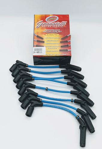 compare product Granatelli 20-23 GM LT2 6.2L Straight Boot Hi-Perf Coil-Near-Plug Ignition Wire Connector Kit - Blue