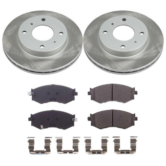 compare product Power Stop 91-96 Infiniti G20 Front Semi-Coated Rotor Kit